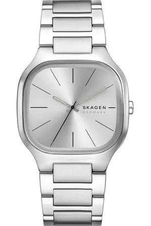 Skagen Quarzuhr MELLEM SKW6934, Armbanduhr, Herrenuhr, Edelstahlarmband, analog
