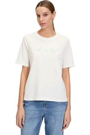 Cartoon Kurzarmshirt Printshirt mit Rundhalsausschnitt (1-tlg) Placement