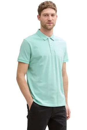 TOM TAILOR Poloshirt mit farblich hervorgehobener Knopfleiste