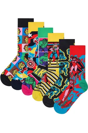 Happy Socks Kurzsocken Unisex Socken 6er Pack Baumwolle (Packung, 6er Pack) - Verkäufer: Yourfashionplace