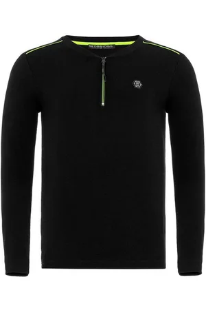 Redbridge Langarmshirt mit Reißverschluss Sportlicher Look mit figurbetonter Passform - Verkäufer: ChillDeal