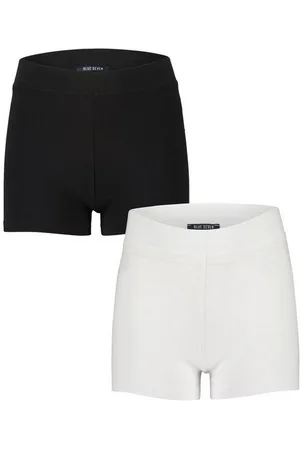 Blue Seven Shorts Teenager Mädchen Shorts 2er Pack elastischer Bund (2-tlg)