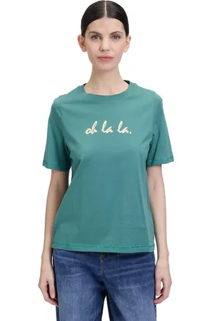 Cartoon Kurzarmshirt Printshirt mit Rundhalsausschnitt (1-tlg) Placement