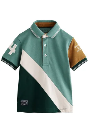 Next Poloshirt Kurzärmliges Poloshirt mit Schärpe 100 % Baumwolle (1-tlg) - Verkäufer: Germany GmbH