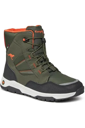 KangaROOS Schneeschuhe Schneeschuhe K-Mj North Rtx 18928 000 8090 Military Green/Flame - Verkäufer: Modivo_de