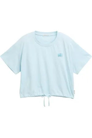 TOM TAILOR T-Shirt Cropped T-Shirt mit Kordelzug - Verkäufer: