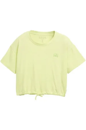 TOM TAILOR T-Shirt Cropped T-Shirt mit Kordelzug - Verkäufer: