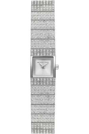 Michael Kors Quarzuhr DARRINGTON MK4886, Armbanduhr, Damenuhr, Edelstahlarmband, analog, Glassteine
