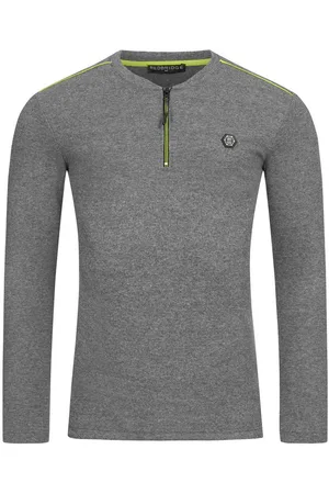 Redbridge Langarmshirt mit Reißverschluss Sportlicher Look mit figurbetonter Passform - Verkäufer: ChillDeal