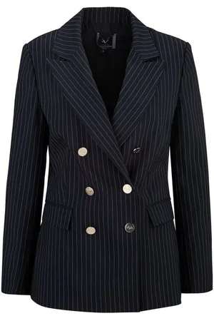 19V69 Italia Sommerjacke AMANDA STRIPE mit Nadelstreifen und Doppelreiher-Design, klassischer Schnitt - Verkäufer: Marco GmbH