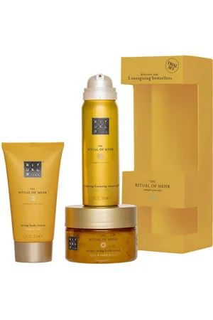 Rituals Pflege-Geschenkset The Ritual of Mehr Try Me Set Bad & Körper Geschenkset Pflegeset für Energie & Erfrischung., 3-tlg., Belebendes Pflege-Set mit Orange & Zedernholz. - Verkäufer: Cultzen