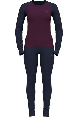 Odlo Funktionsunterhemd Set ACTIVE WARM ECO Special Se DIVING NAVY - PICKLED BE - Verkäufer: gue-sport