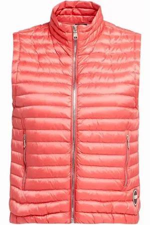 Colmar Daunenweste Weste. Originals 2143 Damen Westen Jacke, PUNKY/ Rosa Mit Stehkragen, Mit Elastischen Saumabschluss - Verkäufer: evoox