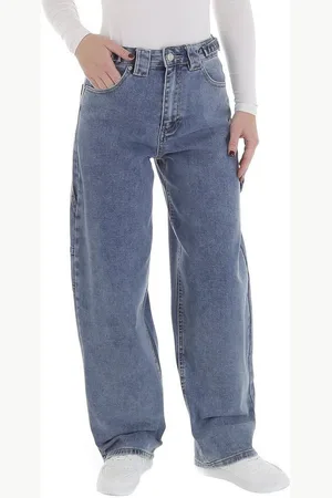 Ital-Design Stretch-Jeans Damen Freizeit (88836893) Used-Look Stretch High Waist Jeans in - Verkäufer: