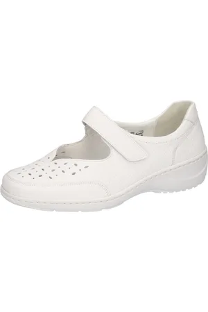 Waldläufer KYA Riemchenballerina, Halbschuh, Komfortschuh, Lochmuster, Komfortweite K (extraweit)