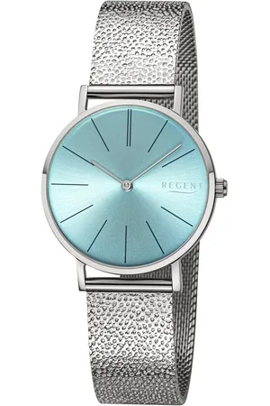 Regent Quarzuhr BA-896 - 3342.40.94, Armbanduhr, Damenuhr, Edelstahlarmband, analog