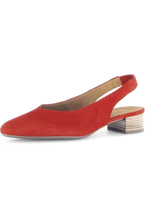 Gabor Slingpumps, Blockabsatz, Abendschuh, Sommerschuh mit elastischem Riemchen