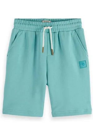 Scotch&Soda Sweatshorts Kinder sommerliche Shorts in "sea blue" mit Logo - Verkäufer: coolkids-store