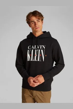 Calvin Klein Hoodie SERIF FONT GRAPHIC HOODIE mit großem Logodruck