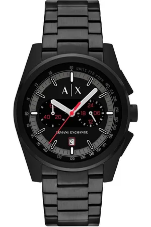 Armani Exchange Chronograph AX2864, Quarzuhr, Armbanduhr, Herrenuhr, Edelstahlarmband, Tag, Stoppfunktion