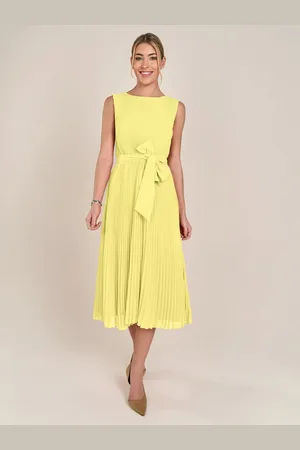 Apart Midikleid in Midi Länge mit allover Plissee Falten - Verkäufer: