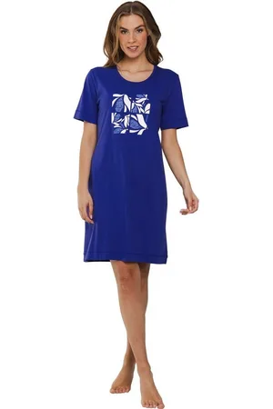 Pastunette Nachthemd Damen Schlafshirt mit kurzem Arm (1-tlg) Baumwolle - Verkäufer: HELLER-SHOES