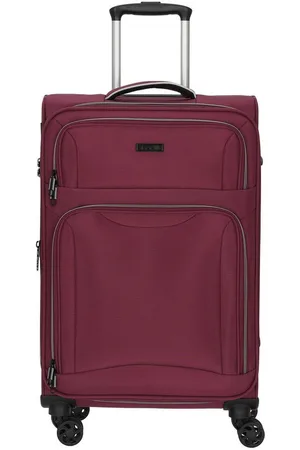 D&N Koffer Travel Line 9204 - 4-Rollen-Trolley M 66 cm erw. (purple) - Verkäufer: Markenkoffer