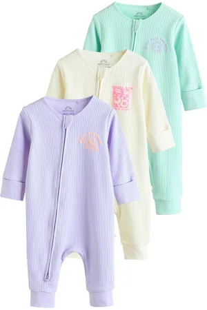 Next Schlafoverall Fußlose Baby-Schlafanzüge mit RV, 3er-Pack (3-tlg) - Verkäufer: Germany GmbH