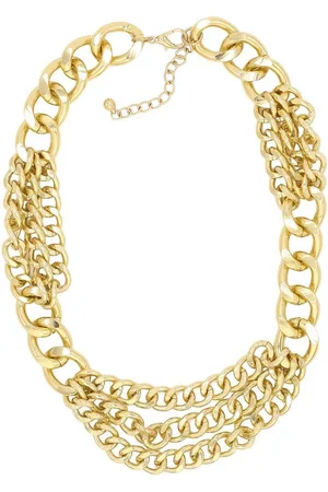 Alessandro Kette mit Anhänger Edgy Glam, elegant-rockige Gliederkette aus Metall