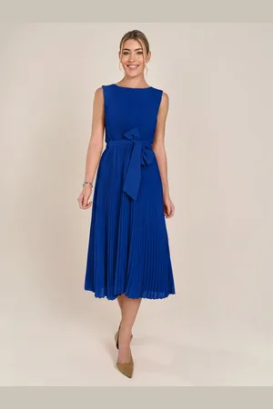Apart Midikleid in Midi Länge mit allover Plissee Falten - Verkäufer: