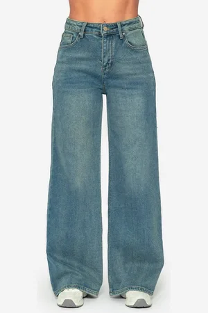SASSYCLASSY 5-Pocket-Jeans Lockere Thermo Jeans Damen in weiter Beinpassform - Verkäufer: