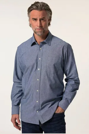 Boston Park Businesshemd Hemd Langarm Chambray Kentkragen - Verkäufer: Popken Fashion Group