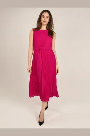 Apart Midikleid in Midi Länge mit allover Plissee Falten - Verkäufer: