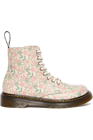 Dr. Martens 1460 Pascal Kinder ATHENA Schnürstiefel, Freizeitschuh, Schnürboots mit allover Blüten Print