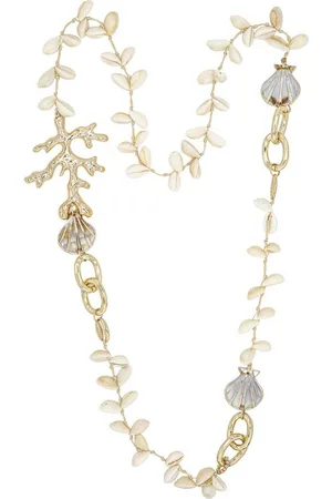 Alessandro Lange Kette Ocean Glam, mit Muscheln, Korallen und Goldelementen