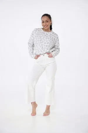 Lara Lauren Rundhalspullover MEL Rundhalspullover Oversize weiches Longsleeve - Verkäufer: Lililove Geschenkset