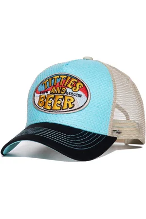 King kerosin Trucker Cap Trucker Cap "Titties and Beer" Herren Off White / Black (Basecap, Meshcap, Trucker Kappe) - Verkäufer: stuff-style