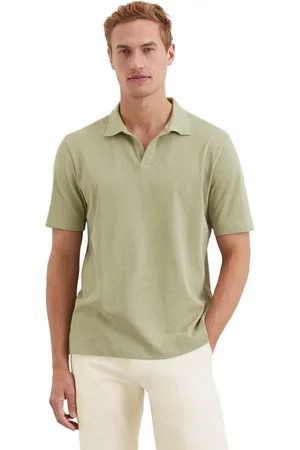 Marc O’ Polo Poloshirt aus Bio-Baumwolle und Leinen