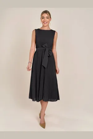 Apart Midikleid in Midi Länge mit allover Plissee Falten - Verkäufer: