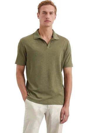 Marc O’ Polo Poloshirt aus Bio-Baumwolle und Leinen