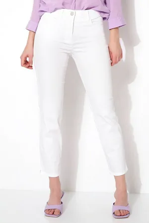 Toni 7/8-Jeans geschlitzt, mit Stretch