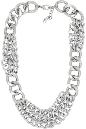 Alessandro Kette mit Anhänger Edgy Glam, elegant-rockige Gliederkette aus Metall