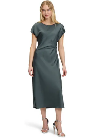 Vera Mont Abendkleid Abendkleid in 7/8 Länge Gerafft