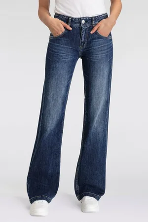 Herrlicher 5-Pocket-Jeans Edna Recycled Denim Light im Flared Fit
