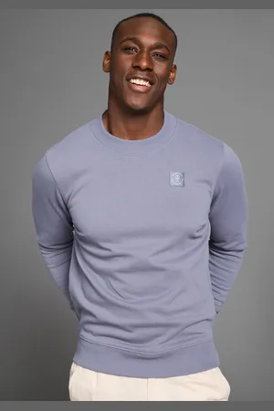 DELMAO Sweatshirt Langarm, Regular Fit, unifarben, Basic-Stil