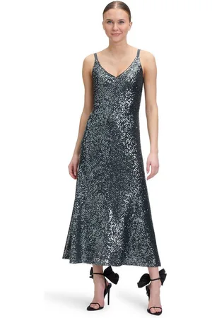 Vera Mont Abendkleid Abendkleid mit Pailletten Glitzer