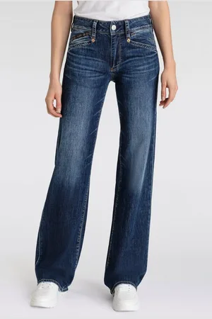 Herrlicher Bootcut-Jeans Prime New Recycled Denim Light mit Stretch