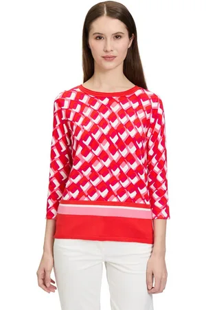 Betty Barclay Strickpullover Basic-Strickpullover mit Print (1-tlg) Druck