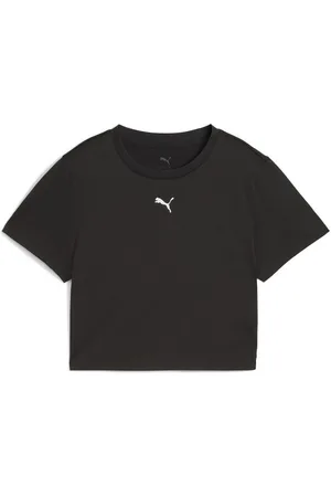 PUMA Trainingsshirt TAD ESSENTIALS Kurzes figurbetontes T-Shirt Damen