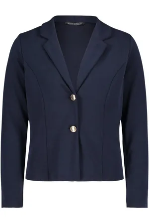 Betty Barclay Jackenblazer Kurzblazer mit Knöpfen Kragen